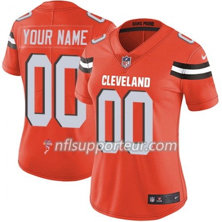 Maillot Femme Cleveland Browns Personnalisé Orange 